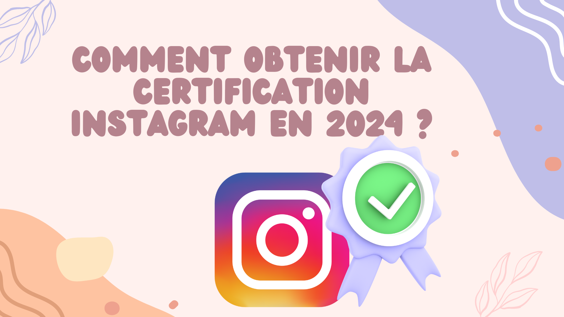Certification Instagram