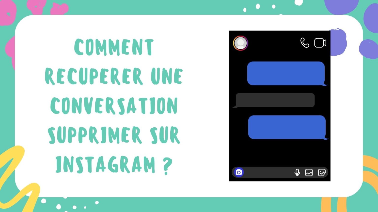 comment recuperer des conversation supprimer sur insta
