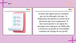 signes de blocage Instagram